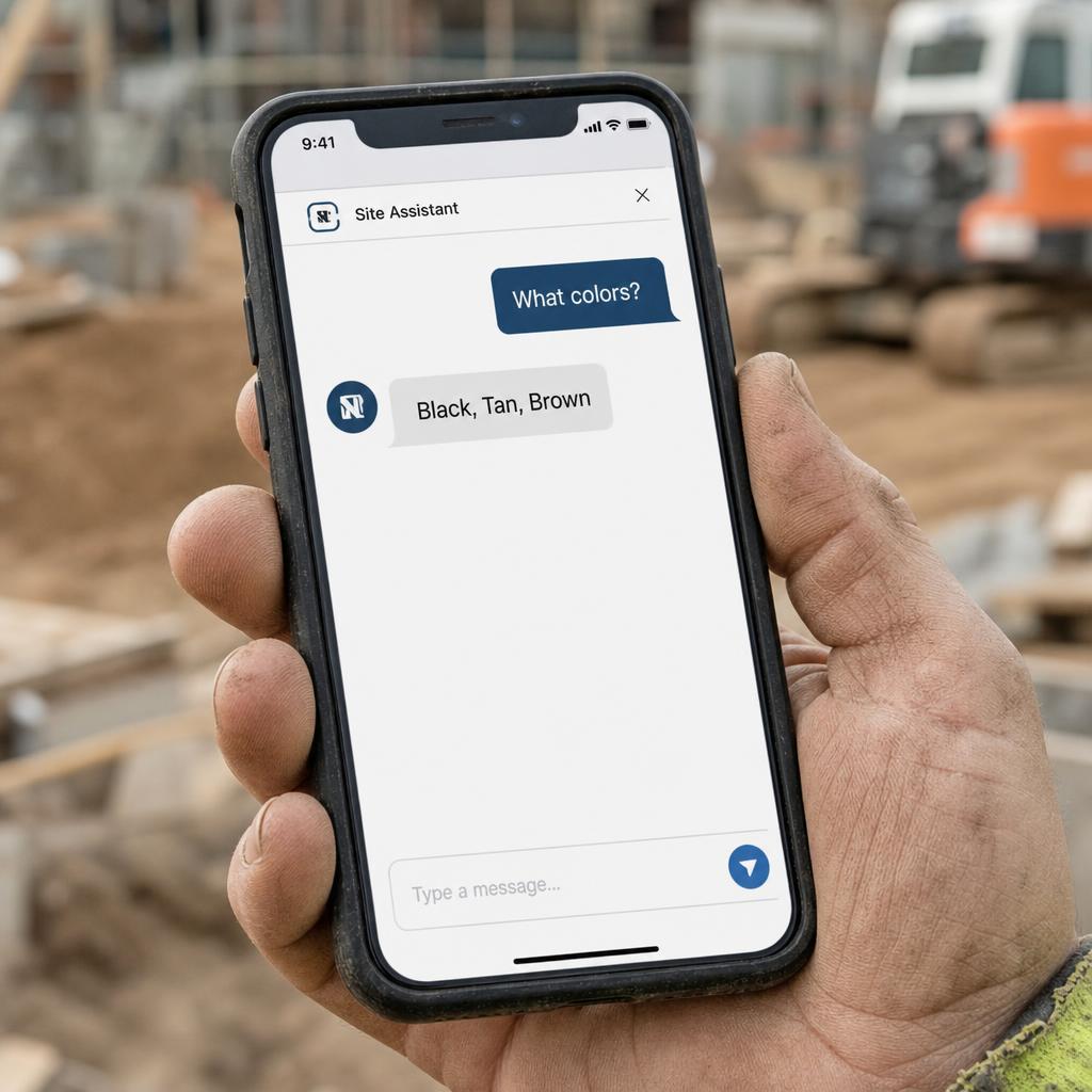 Chat conversation on a phone screen